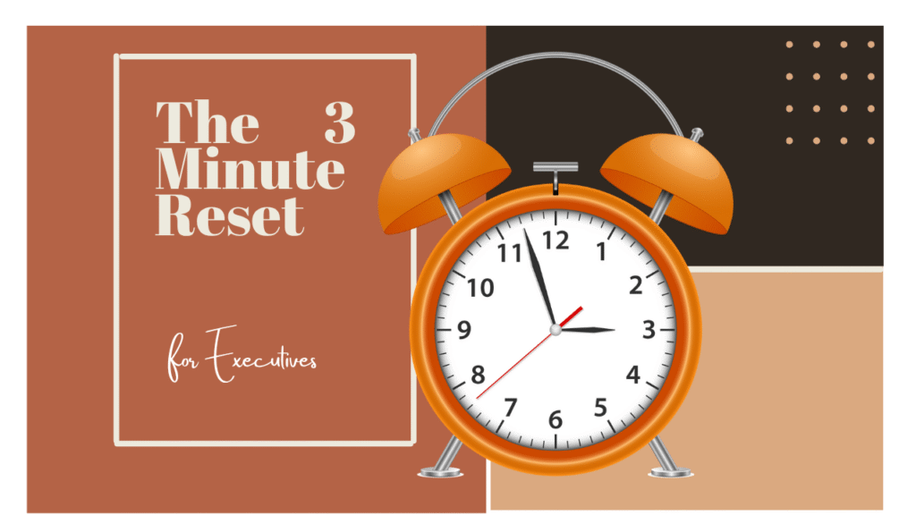 stressed at work try executive stress reset