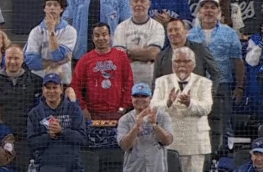 why was colonel sanders at the blue jays game