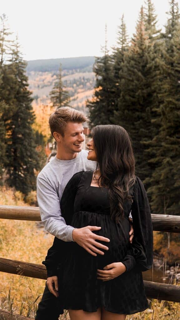 couple, pregnancy, love, portrait, happy, romantic, family, engagement, together, man, woman, smile, outdoors, fall, colorado, maine, florida